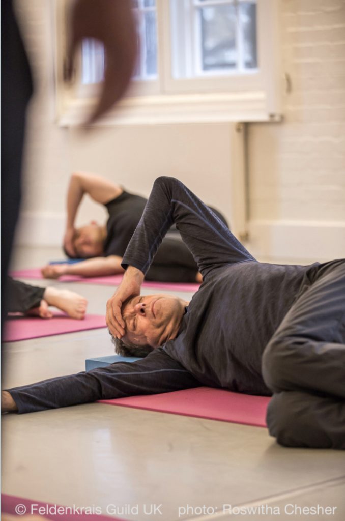 Head rolling side lying